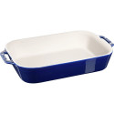 Staub Rectangular Ceramic Platter - 4.5 ltr, Blue