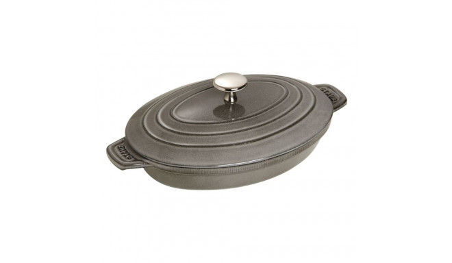 ovaalne ahjuvorm kaanega Staub – grafiit