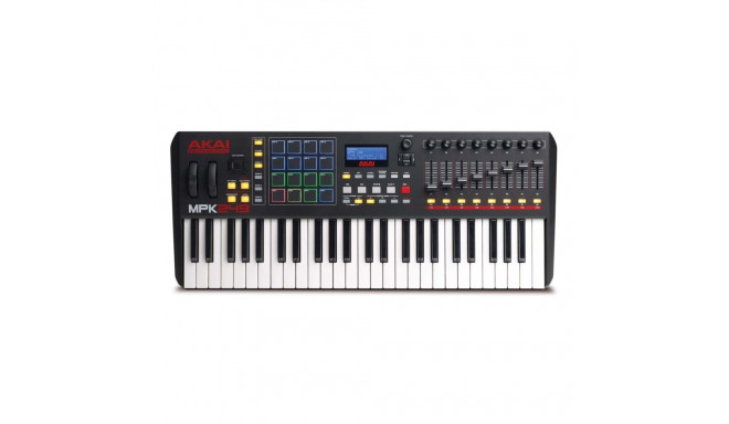 AKAI MPK 249 Control keyboard Pad controller MIDI USB RGB Black