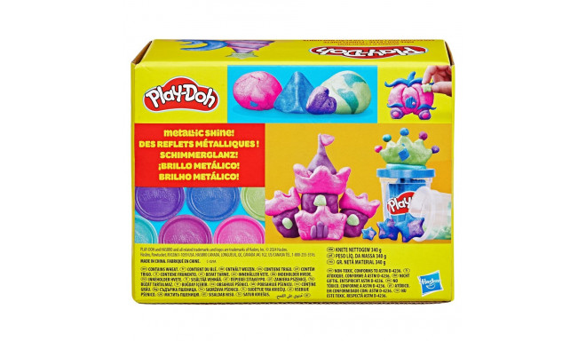 PLAY-DOH sädelev plastiliinikomplekt 6 tk
