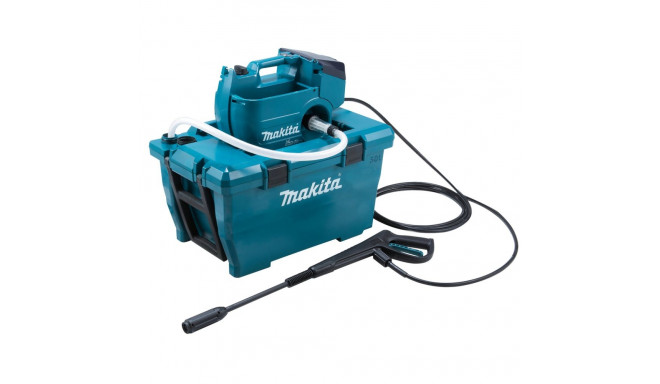 Cordless high-pressure washer MAKITA DHW080ZK, 2 x 18 V, 80 bar, 380 l/h, without battery