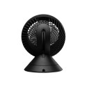 Duux | Fan | Globe | Table Fan | Black | Diameter 26 cm | Number of speeds 3 | Oscillation | 23 W | 