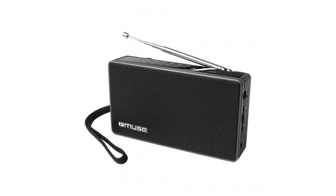 Muse | M-030R | 2-band portable radio | Black