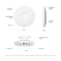 TP-Link Omada BE9300 Ceiling Mount Tri-Band Wi-Fi 7 Access Point