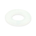 WASHER M 8 PLASTIC WHITE DIN125/10PCS