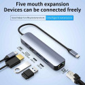 PremiumCord USB-C to HDMI + 2x USB3.2 + PD 100W+ RJ45 10/100/1000Mbps adapter