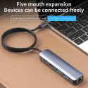 PremiumCord USB-C to HDMI + 2x USB3.2 + PD 100W+ RJ45 10/100/1000Mbps adapter