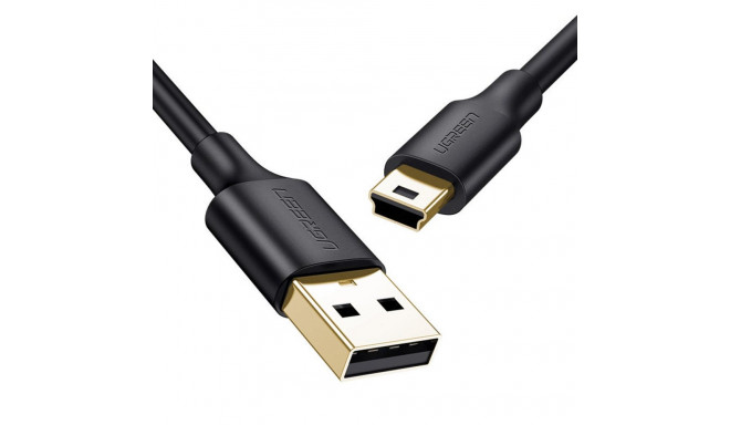Ugreen universaalne mini USB andmesidekaabel 1m must (10355)