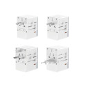 Dudao A35Pro 35W EU / UK / AUS / US / JP travel adapter 3x USB-C 2x USB-A - white