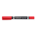 Double-tip marker Staedtler Lumocolor DUO 348 0,6/1,5mm red