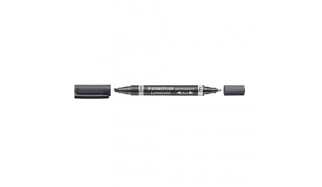 Double-tip marker Staedtler Lumocolor DUO 348 0,6/1,5mm black