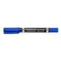 Перманентный маркер Staedtler DUO 348 0,6/1,5mm синяя
