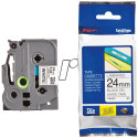 Adhesive tape/marker tape BROTHER TZE-251 24mm black/white
