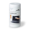 Cleaning cloths for the screen moistened DURABLE Screenclean 100 pcs in a jar