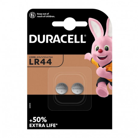 Patareid LR44 DURACELL 2tk (tablett)
