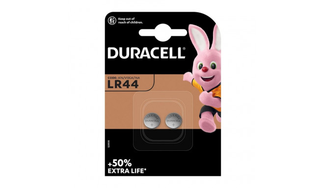 Patareid LR44 DURACELL 2tk (tablett)