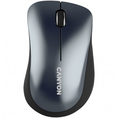 CANYON MW-11, 2.4 GHz Wireless mouse,with 3 buttons, DPI 1200, Battery:AAA*2pcs,Black,67*109*38mm,0.