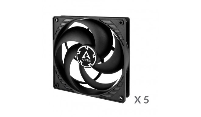 ARCTIC P14 with PWM PST Pressure-optimised Fans, 4-pin, 140mm, black, 5pcs