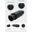 Electric car adapter GB/T (Male) - Type 2 (Male)