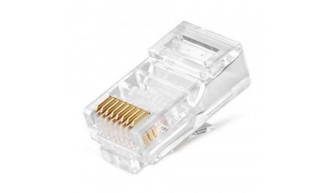 RJ45 connector UTP CAT6, 100 pcs.