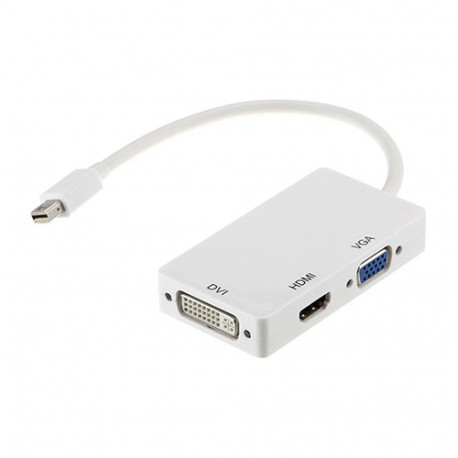 Adapter mini DisplayPort to HDMI, DVI, VGA