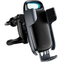 Baseus Milky Way gravity car mount with Qi 15W induction charger (black)