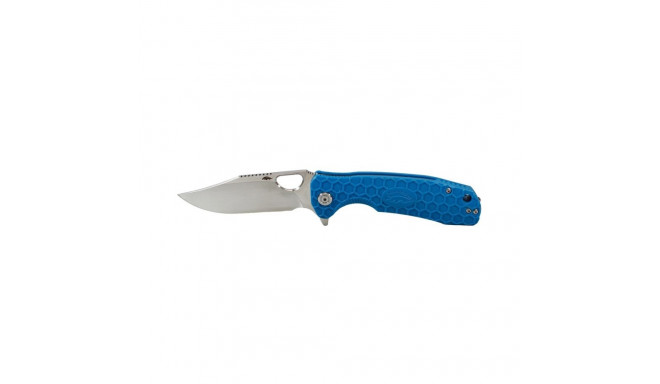 Honey Badger Clippoint Small Blue Knife HB4078