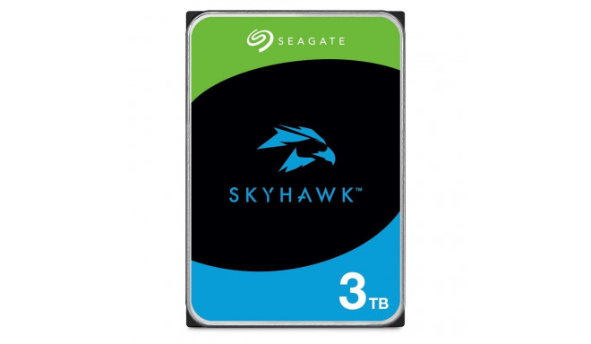Seagate SkyHawk sisemine kõvaketas 3 TB 256 MB 3.5" Serial ATA III (ST3000VX015)