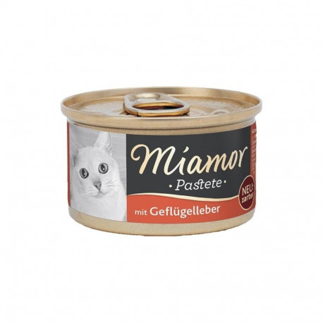 MIAMOR Meat pâté with poultry and liver - cat treats - 85g