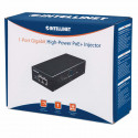 Intellinet Gigabit High-Power PoE+ Injector, 1 x 30 W, IEEE 802.3at/af Power over Ethernet (PoE+/PoE