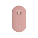 Logitech Pebble 2 M350s Belaidė pelė, RF Wireless + Bluetooth, 4000 DPI, Tonal Rose