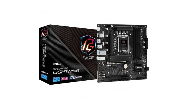 ASRock B760M PG LIGHTNING emaplaat