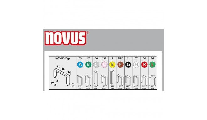 Novus Staples type G 11/6 NOVUS [5000 pcs.]