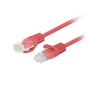 PATCHCORD CAT.6 UTP 1M RED FLUKE PASSED LANBERG 10-PACK