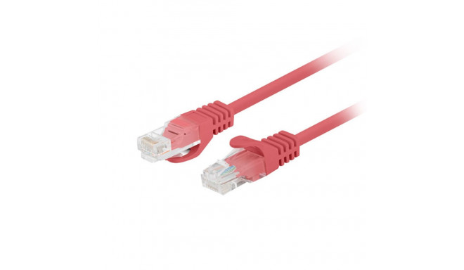 PATCHCORD CAT.6 UTP 1M RED FLUKE PASSED LANBERG 10-PACK