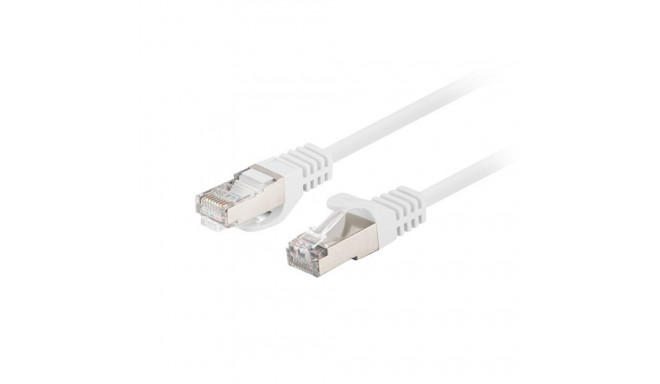 PATCHCORD CAT.6 FTP 0.25M WHITE FLUKE PASSED LANBERG 10-PACK