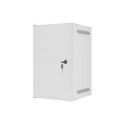 RACK CABINET 10" WALL-MOUNT 9U/280X310 FOR SELF-ASSEMBLY WITH METAL DOOR GREY LANBERG (FLAT PACK)