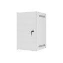 RACK CABINET 10" WALL-MOUNT 9U/280X310 FOR SELF-ASSEMBLY WITH METAL DOOR GREY LANBERG (FLAT PACK)