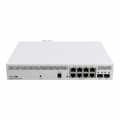 MikroTik pilve ruuter-lüliti CSS610-8P-2S+IN ilma Wi-Fi-ta raki paigaldatav