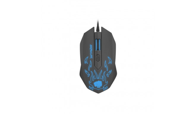 GAMING MOUSE FURY BRAWLER 1600DPI BACKLIT OPTICAL BLACK