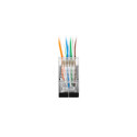 RJ45 CAT.5E FTP PLUG 8P8C PASS THROUGH TYPE (100PCS) LANBERG