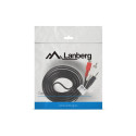 Lanberg kaabel Minijack 3.5mm (M) 3pin - 2xRCA (Chinch) (M) 2m