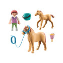 PLAYMOBIL HORSES OF WATERFALL Child with Pony and foal  71498