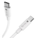 Techly ICOC-MU4-20G240W2 USB cable 2 m USB4 Gen 2x2 USB C White