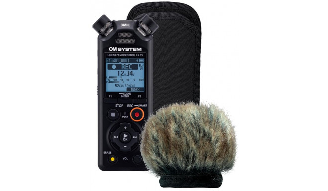 OM System audio recorder LS-P5 Wind Protection Kit