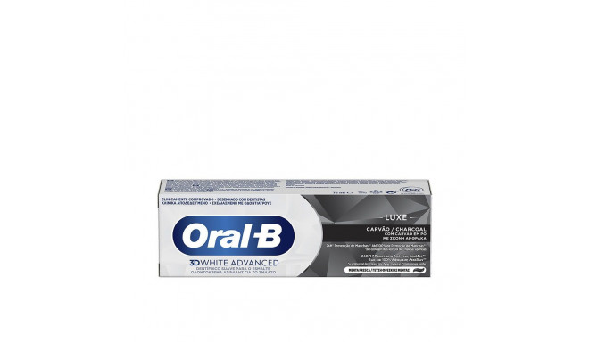 ORAL-B 3D WHITE LUXE pasta dentífrica carbón 75 ml