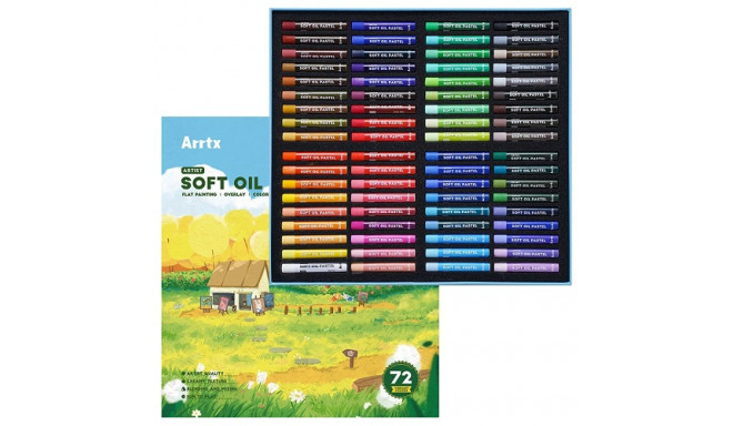 Oil Pastels Set ARRTX, 72 Colors
