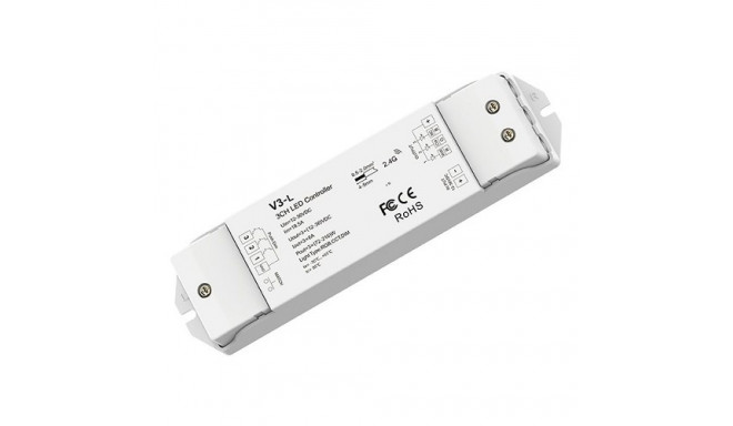 V3-L DC RGB Controller, 12-48V, 3x 6A, Push Dimm