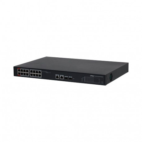 PoE hub 100Mbps 16 ports+2G uplink + 2SFP, ePoE 8 ports, ePoE up to 800m, Hi-PoE