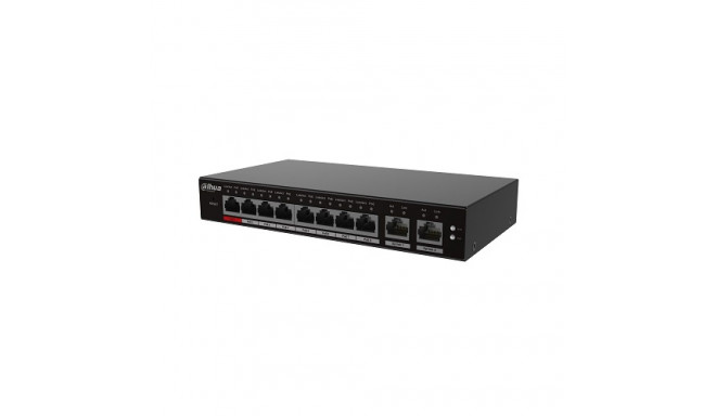 The PoE hub is controlled by 100Mbps 8-port + 2G uplink, Hi-PoE